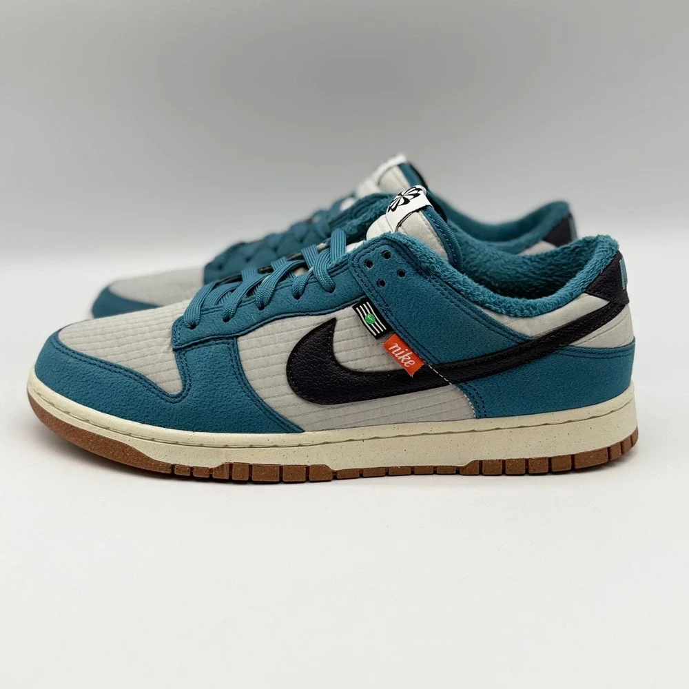 Nike Dunk Low Retro NN Mens 10.5 Toasty Rift Blue Grey Fog Sneaker**New W/Box**
